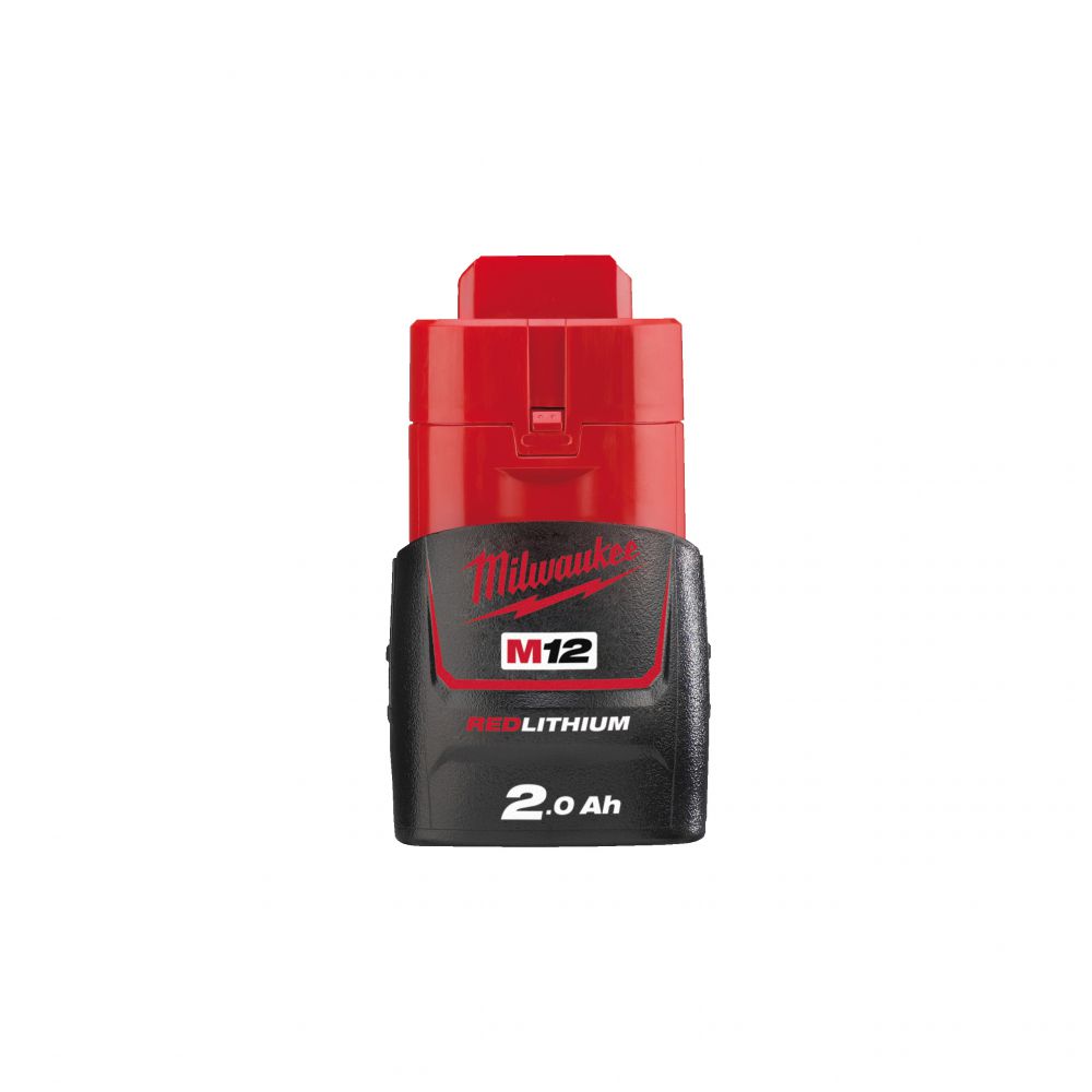 Milwaukee - 12 V Akku M12 B2 2.0 Ah Red Li-Ion (M12 B2) M12 B2
